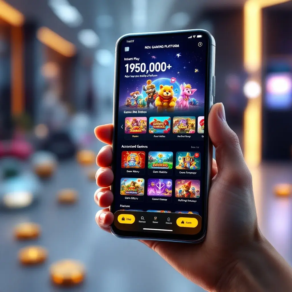 Online casino gaming menu